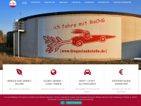 biogastankstelle.de Webseite Vorschau