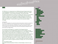 einfachkomplex.ch Webseite Vorschau