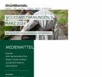 grunliberale.ch Webseite Vorschau