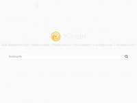 kinetri.ch Webseite Vorschau