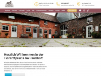 tierarzt-paulshof.de Webseite Vorschau