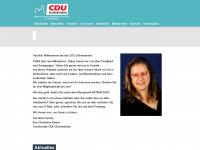 cdu-schriesheim.de Webseite Vorschau