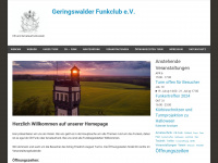 geringswalder-funkclub.de Webseite Vorschau