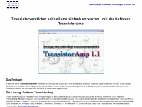 transistoramp.de Webseite Vorschau