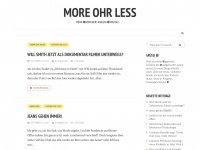 more-ohr-less.at Webseite Vorschau