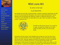 wild-lions.de Webseite Vorschau