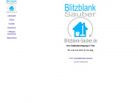 blitzblank-sauber.de Webseite Vorschau