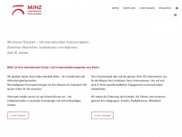 minzgmbh.de Webseite Vorschau