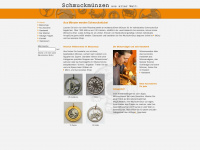 muenzschmuck.de Webseite Vorschau