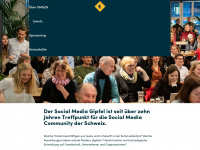 socialmediagipfel.ch Webseite Vorschau