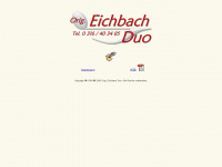 eichbachduo.at Webseite Vorschau