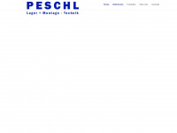 peschl-lagertechnik.at Webseite Vorschau
