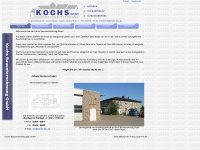 kochs-bau.de Webseite Vorschau