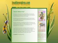 insektenmakros.com Webseite Vorschau