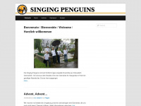 singing-penguins.de Webseite Vorschau