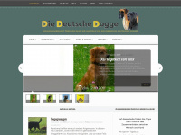 deutsche-dogge.at Webseite Vorschau