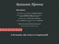 restaurant-alpenrose-sils.ch Webseite Vorschau
