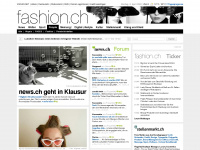 fashion.ch Webseite Vorschau