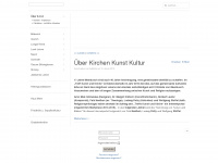 kirchen-kunst-kultur.de Webseite Vorschau