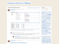 ahoehma.wordpress.com Webseite Vorschau