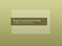 graes-haustechnik.de Webseite Vorschau
