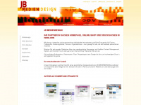 jb-mediendesign.de Webseite Vorschau