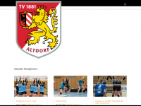 volleyball-altdorf.de Webseite Vorschau