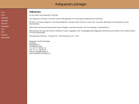 antiquariat-luechinger.de Webseite Vorschau