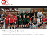 tusem-volleyball.de Webseite Vorschau
