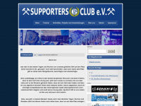 supportersclub.de Webseite Vorschau
