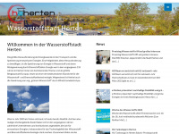 wasserstoffstadt-herten.de Webseite Vorschau