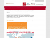 fondation-droitcontinental.org Webseite Vorschau