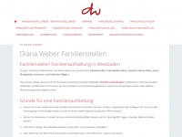 dianaweber-familienstellen.de Webseite Vorschau