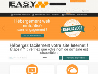 easy-hebergement.fr Webseite Vorschau