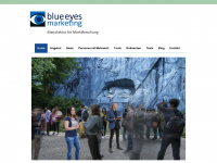 blueeyesmarketing.ch Webseite Vorschau