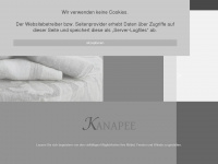 kanapee.net Webseite Vorschau