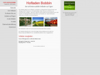 hofladen-bobbin.de Webseite Vorschau