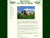 bernhardiner-vom-berg-des-jupiter.de Webseite Vorschau