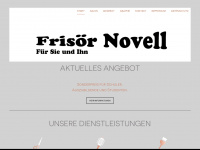 friseur-novell.de Webseite Vorschau