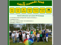 cabrio-freunde-faak.org Webseite Vorschau