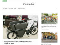ifahrrad.at Webseite Vorschau