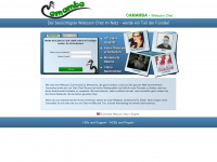 camamba.com Webseite Vorschau