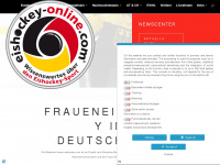 frauen-eishockey.com Webseite Vorschau