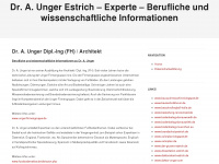 doktor-unger.com Webseite Vorschau