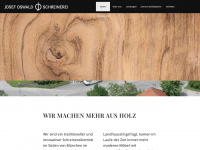 schreinerei-josef-oswald.de Webseite Vorschau