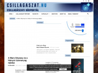 csillagaszat.hu Webseite Vorschau