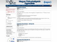 mafihe.hu Webseite Vorschau