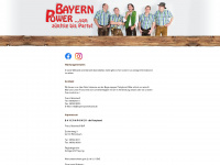 bayernpower-band.de Webseite Vorschau