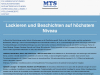 mts-industrielackierungen.de Webseite Vorschau