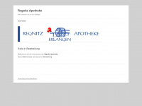 regnitz-apotheke.de Webseite Vorschau